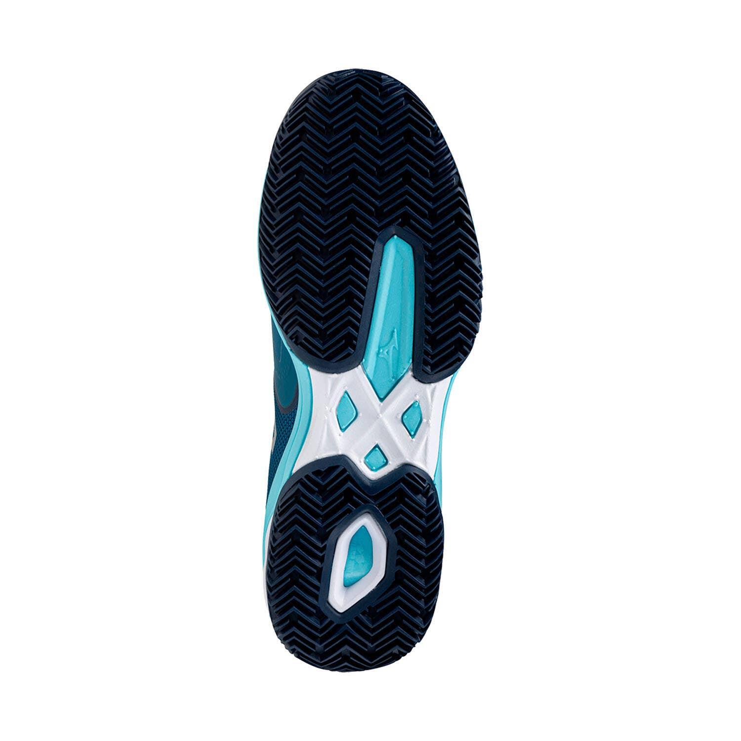 Mizuno WAVE EXCEED LIGHT 2 CC Tennisschuhe Herren 61GC232027 blau 4/7