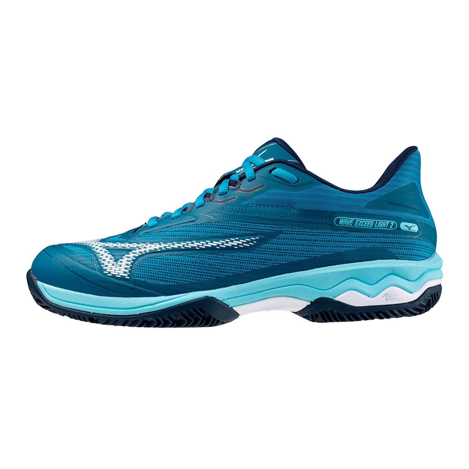 Mizuno WAVE EXCEED LIGHT 2 CC Tennisschuhe Herren 61GC232027 blau 2/7
