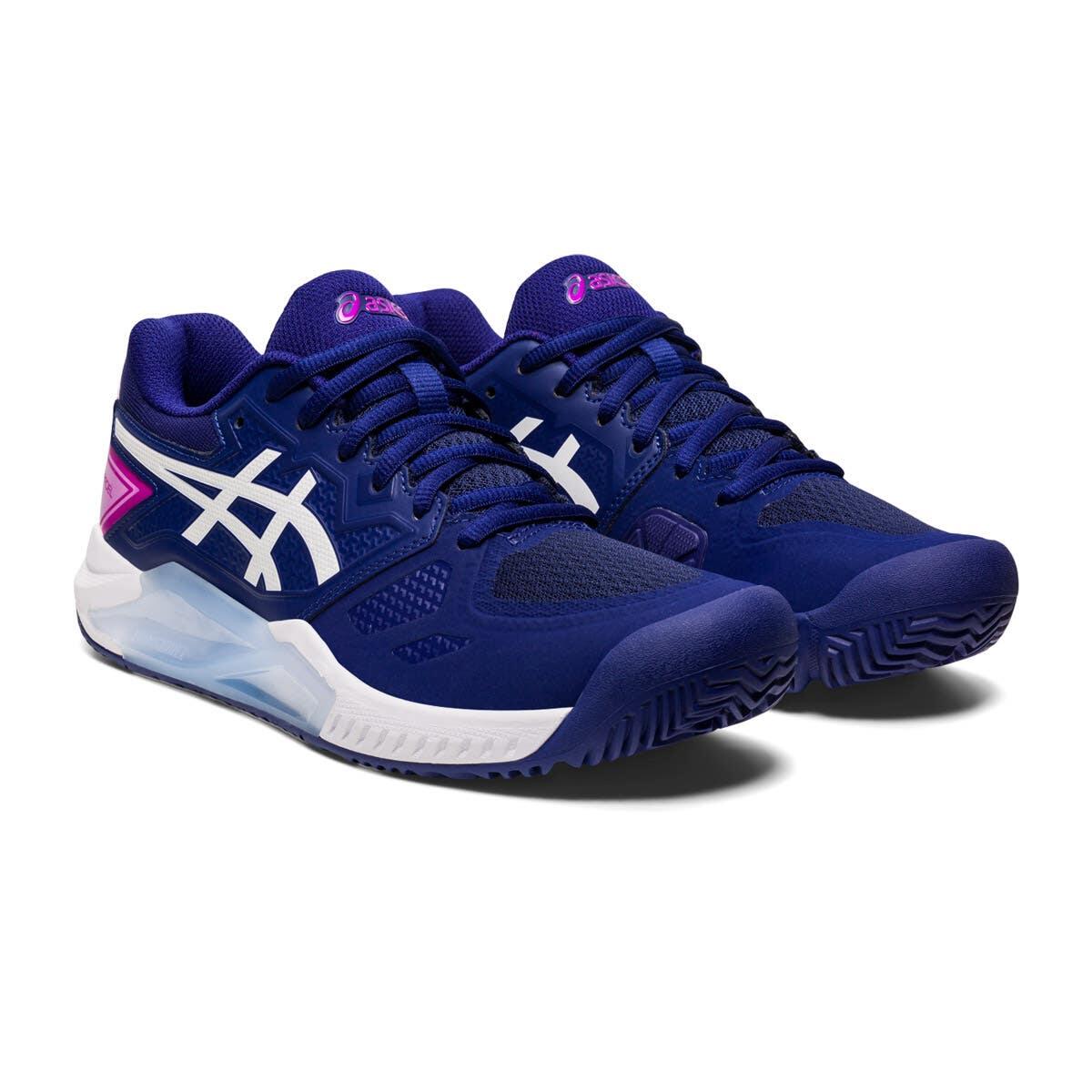 Asics Gel Challenger 13 Blue White Woman 1042a205 400 4/5