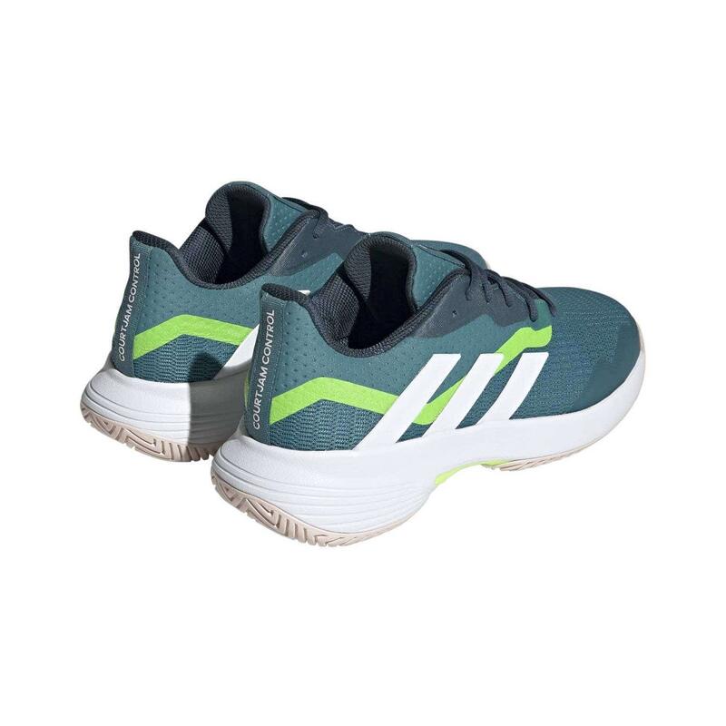 Chaussures Femme Adidas Courtjam Control Id1544 Vertes