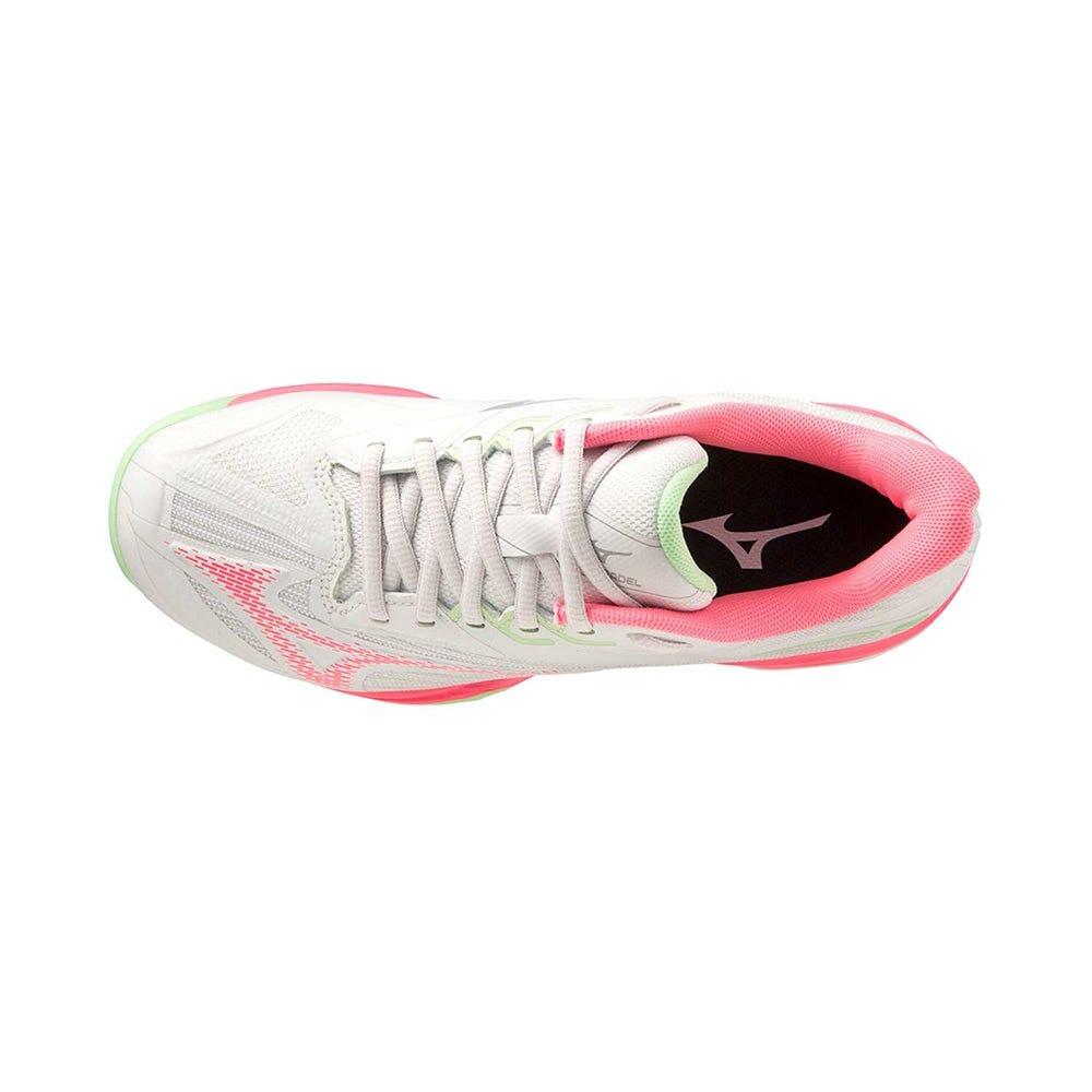 Mizuno Wave Exceed Light 2 Padel Blanco Rosa Mujer 61gb232360 2/3
