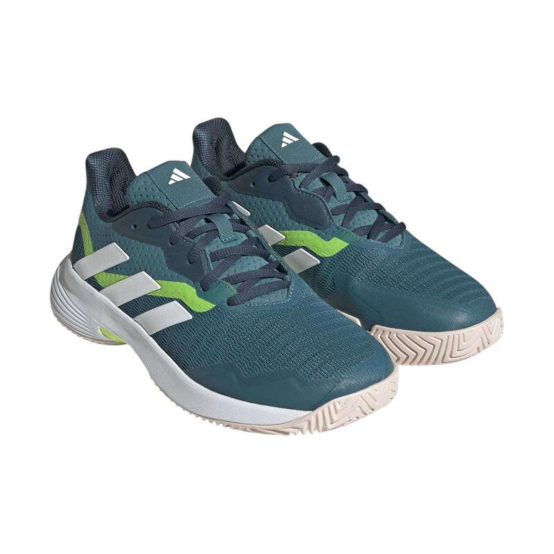 Chaussures Femme Adidas Courtjam Control Id1544 Vertes