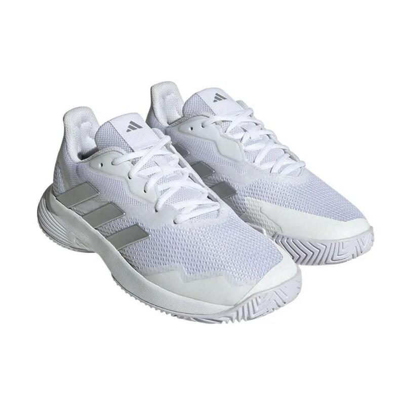 Adidas Courtjam Control Clay White Womens Id1546