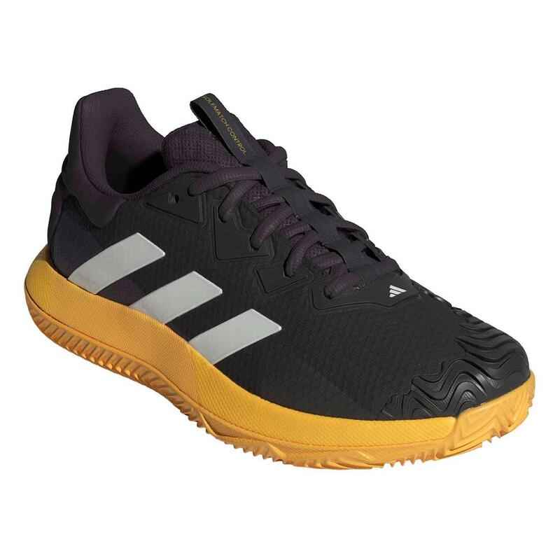 Zapatillas Adidas Solematch Control Clay Negro Plata Naranja -  - 44