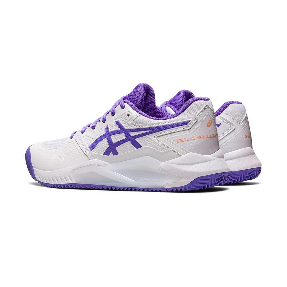Women's White And Purple Asics Gel-challenger 13 Clay 1042a165-104 2/7