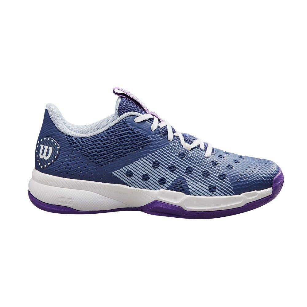 Wilson - Wilson Hurakn Team Azul Blanco Mujer Wrs330570 - Chaussures De Sport - Bleu - 38 2/3 - Decathlon