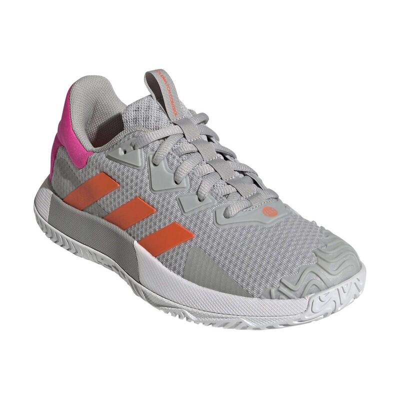 Pantofi de tenis adidas Solematch Control gri damă
