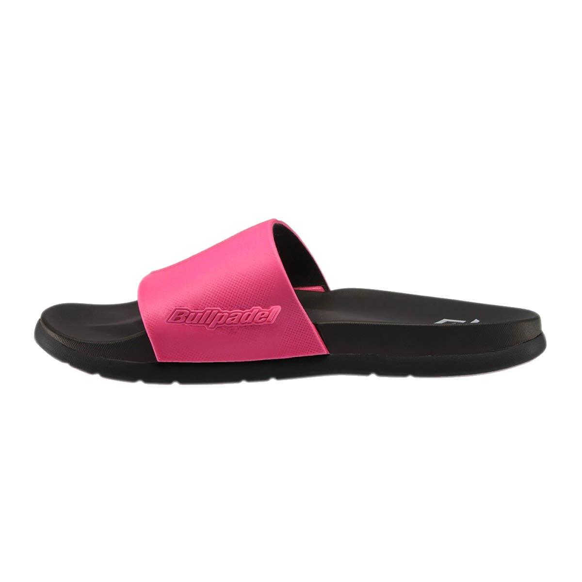 Chanclas Bullpadel Women Negro/rosa 3/4
