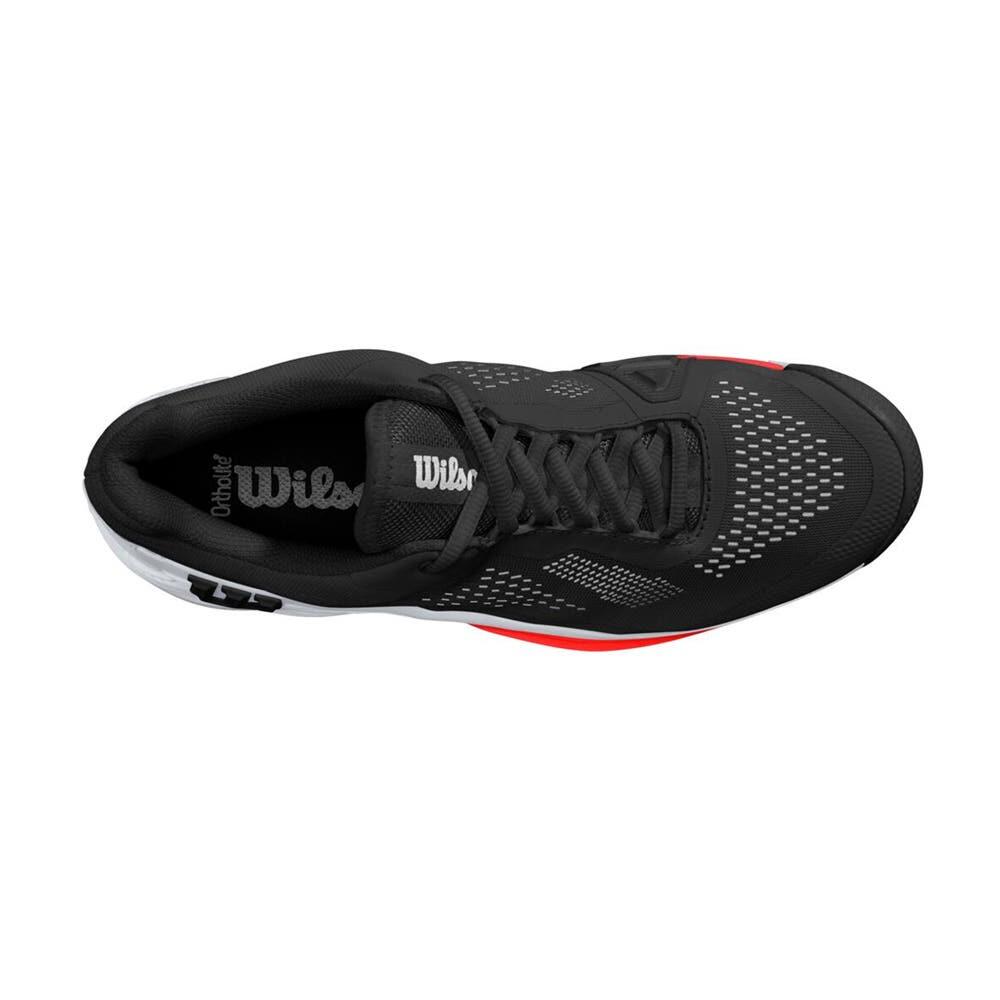 Chaussures De Padel Wilson Rush Pro 4 Wrs328320 Noir Et Blanc 3/4