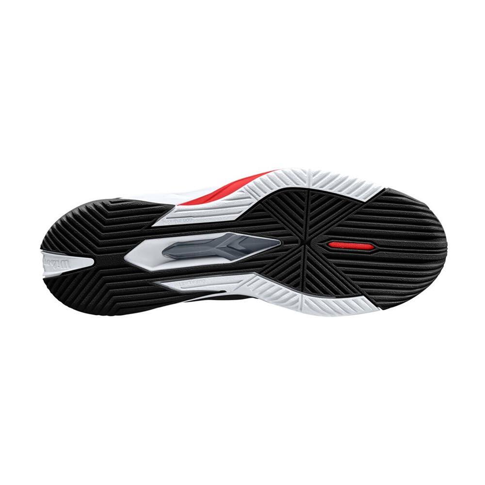 Chaussures De Padel Wilson Rush Pro 4 Wrs328320 Noir Et Blanc 4/4