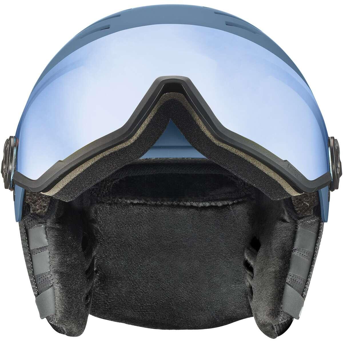Casco Uvex Wanted Visor Azul Mate 2/6