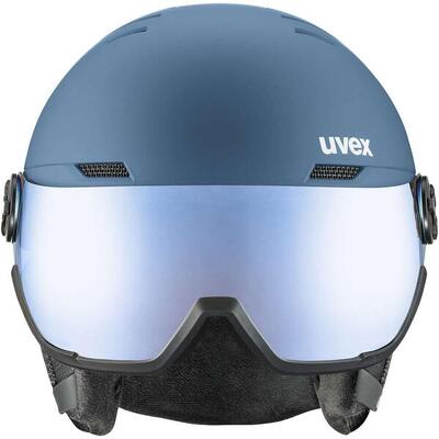 Uvex wanted visor blue mat skihelm