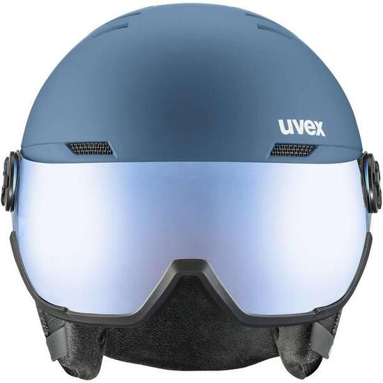 Uvex Wanted Visor Blue Mat Helm mit Visier