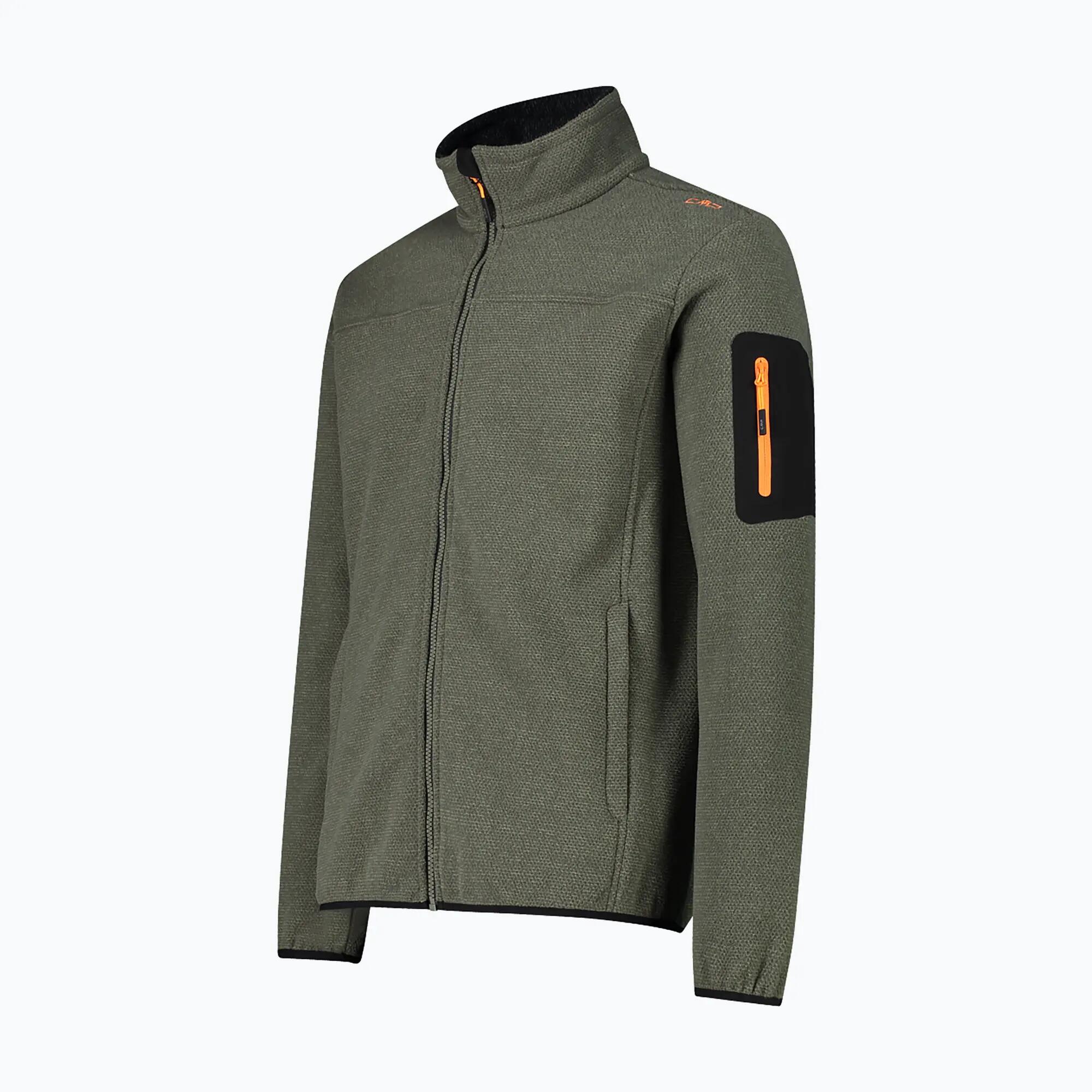CMP Man Fleece Jacket - Olive 3/6