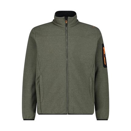 Fleecevesten Truien Heren - CMP Man Fleece Jacket - Olive