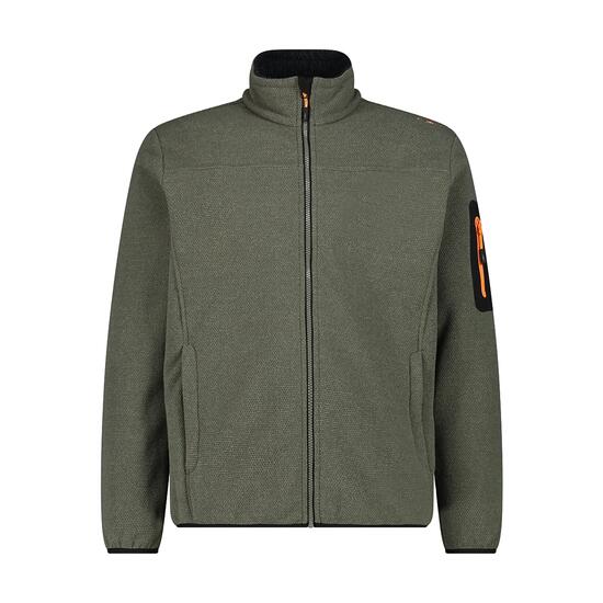 Fleecevesten Truien Heren - CMP Man Fleece Jacket - Olive