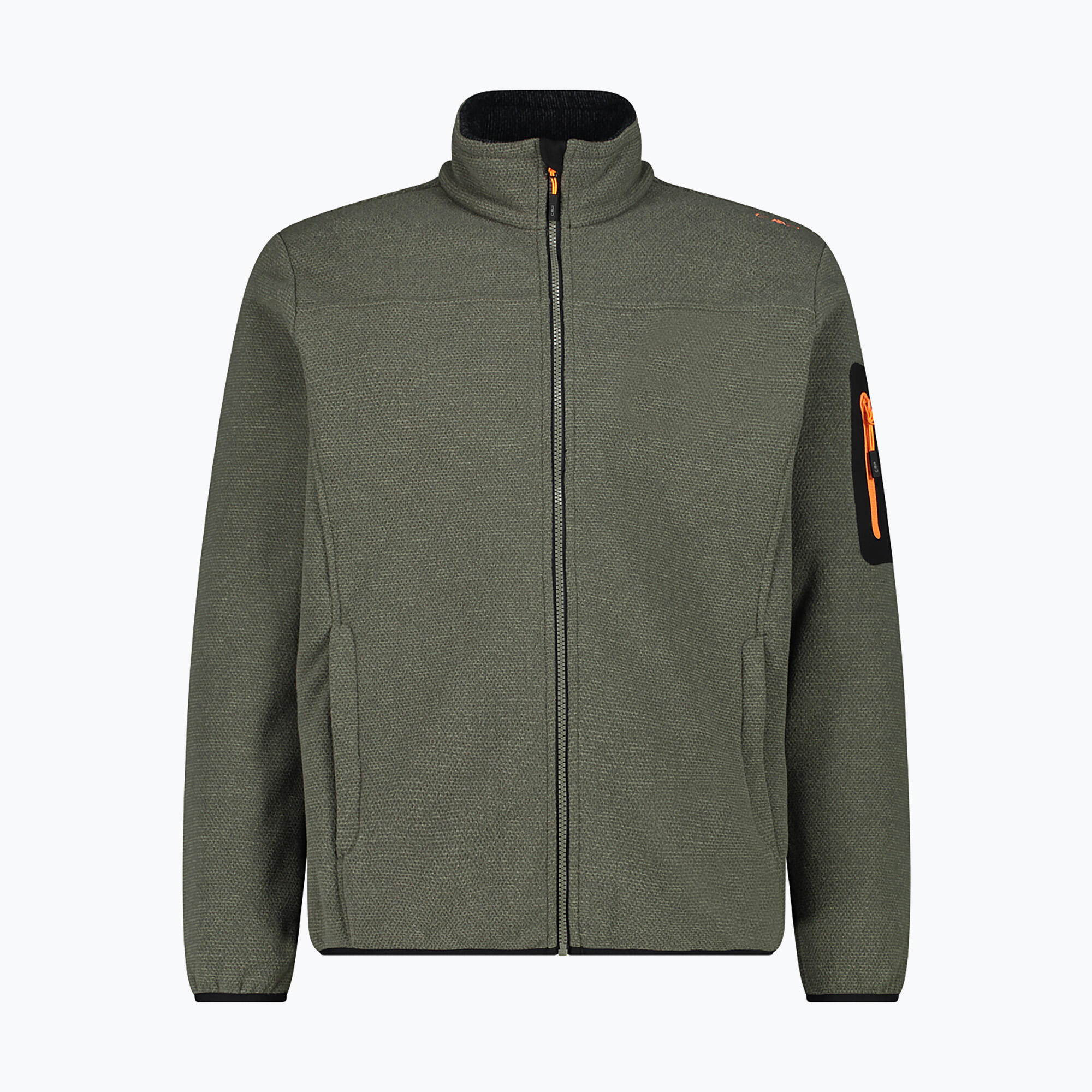 Fleece Pullover Herren - CMP Man Fleece Jacket - Olive 4/4