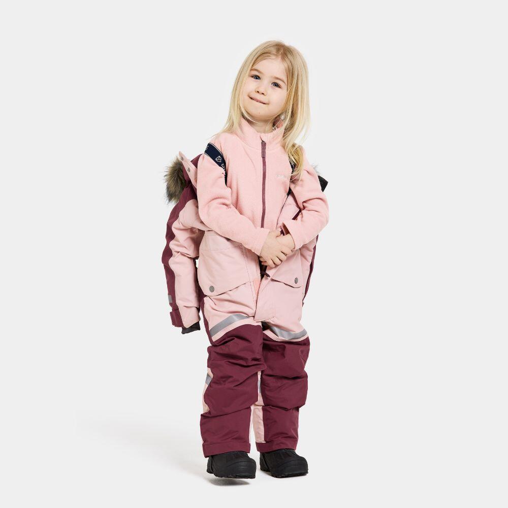 Didriksons Kids Bjarven III Snowsuit - Dusty Pink 3/7