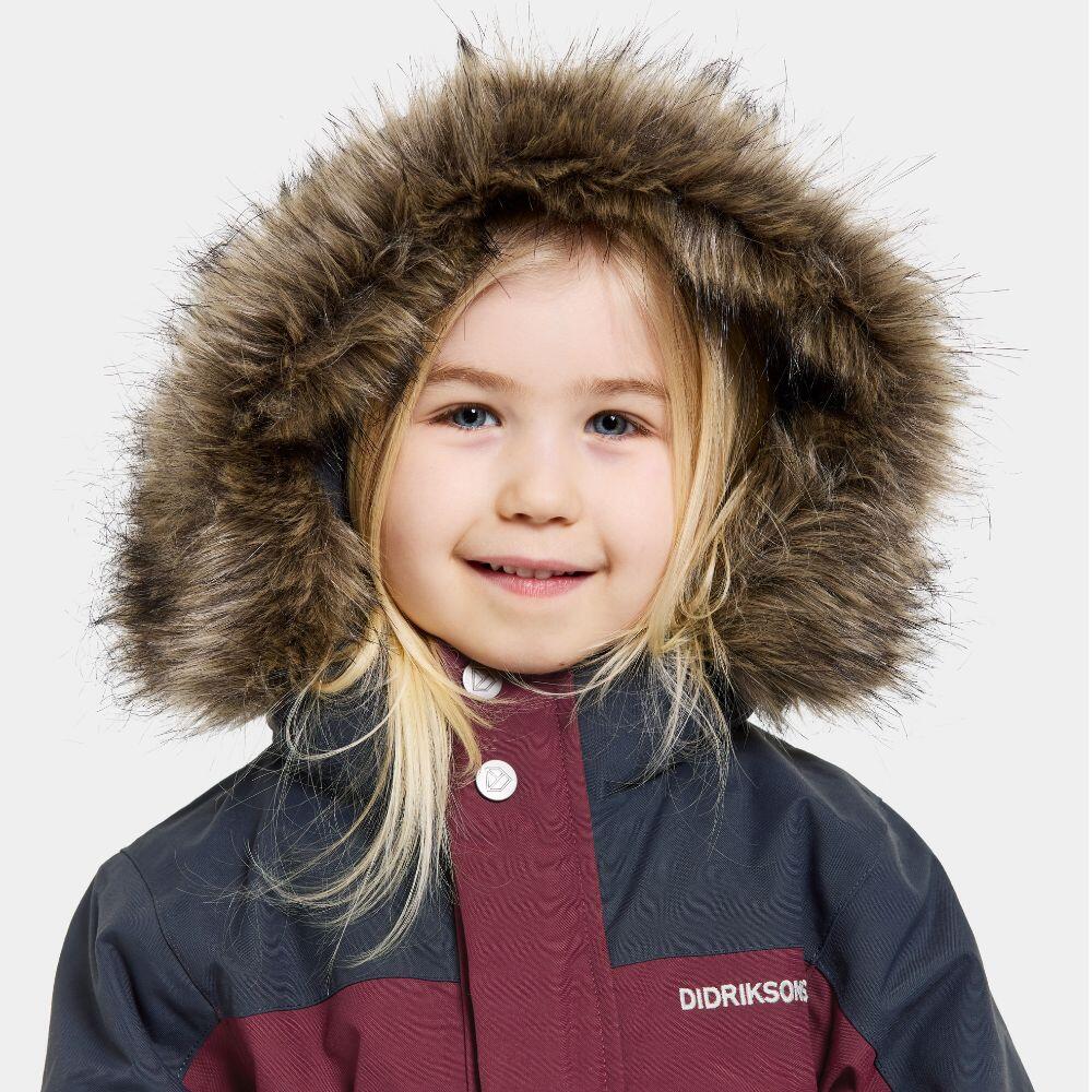 Didriksons Kids Bjarven III Snowsuit - Rusty Wine 6/7