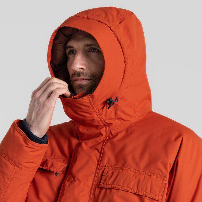 Craghoppers Men's Breckon Waterproof Insulated Jacket Carnelian Orange -  5