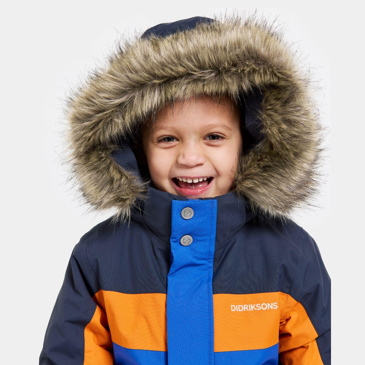 Didriksons Kids Bjarven III Snowsuit - Caribbean Blue 4/7