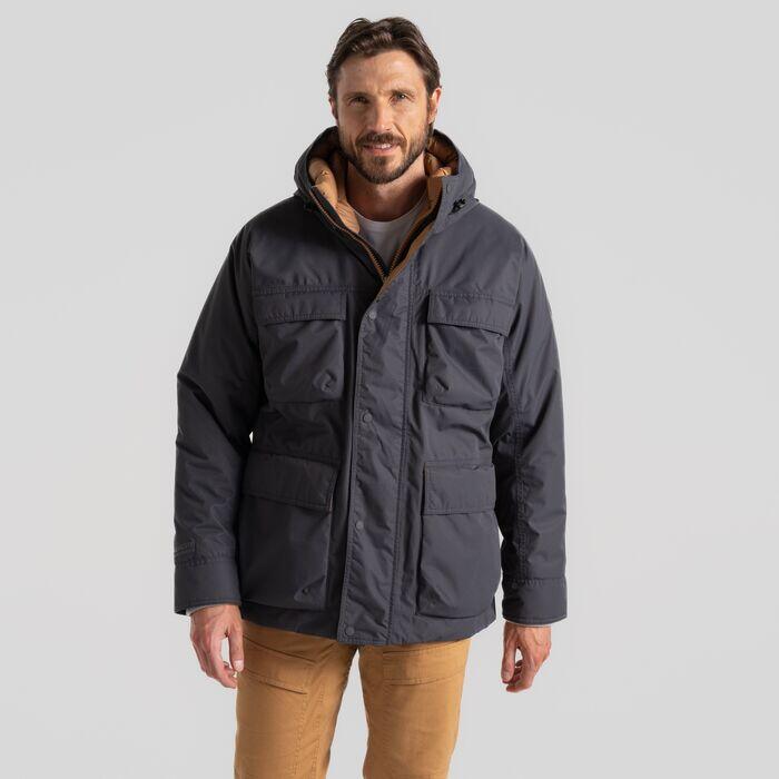 Craghoppers Men's Breckon Waterproof Insulated Jacket-Dark Iron