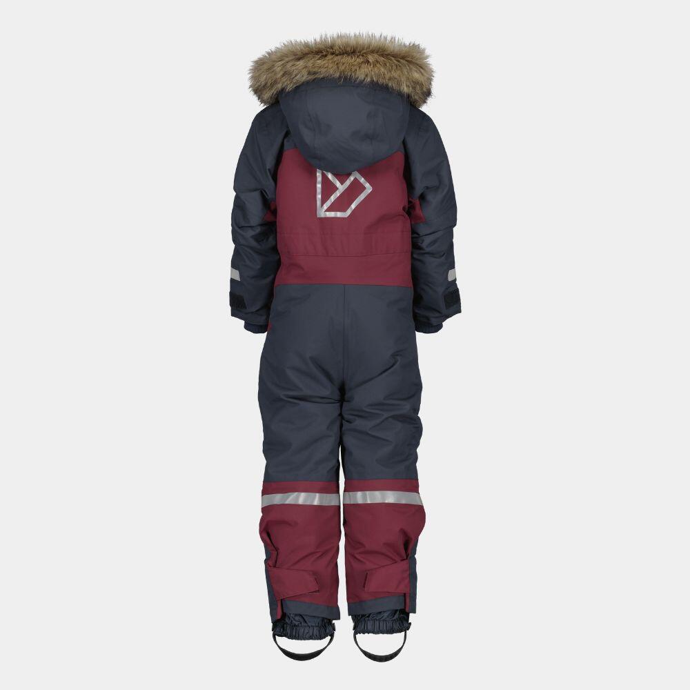 Didriksons Kids Bjarven III Snowsuit - Rusty Wine 7/7