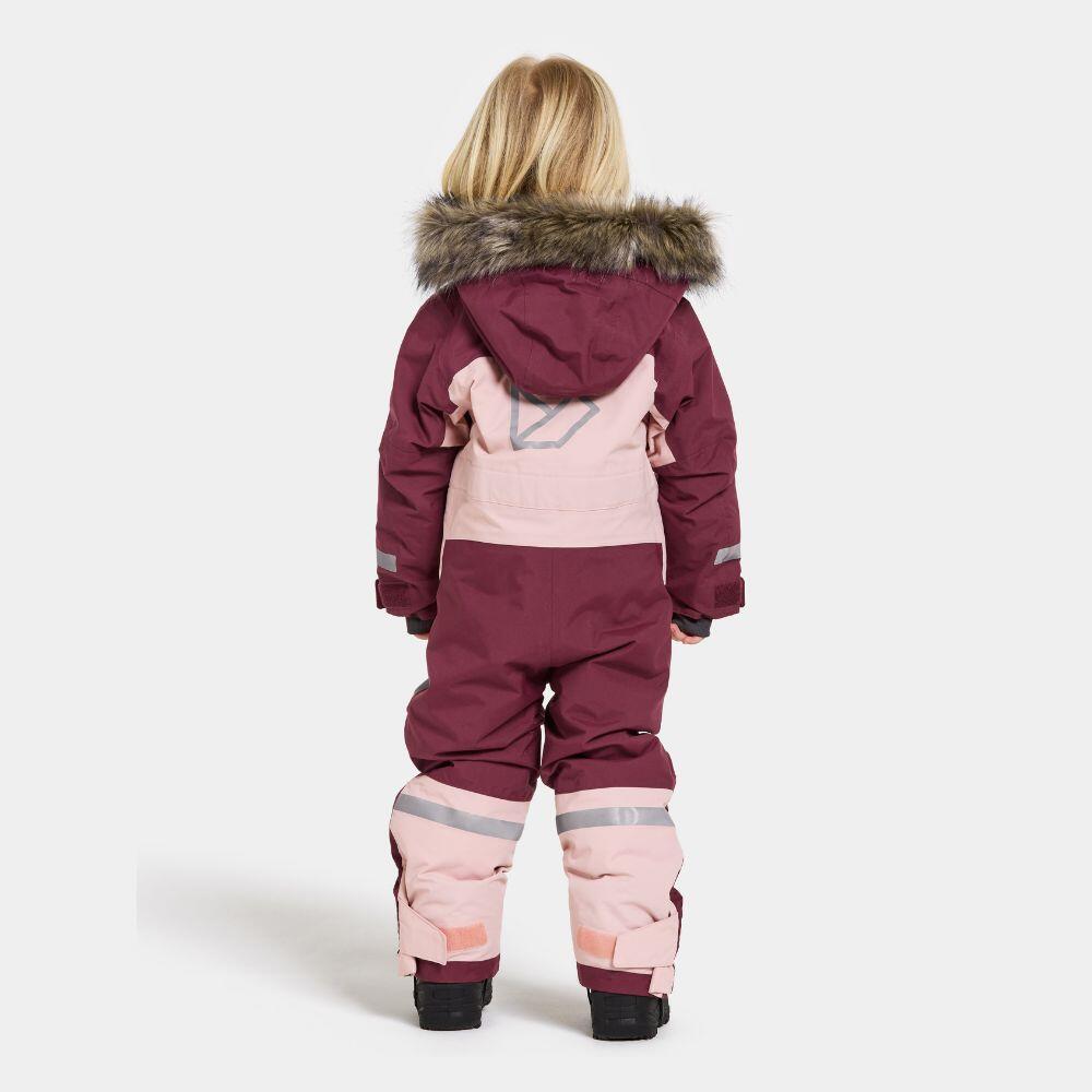 Didriksons Kids Bjarven III Snowsuit - Dusty Pink 5/7
