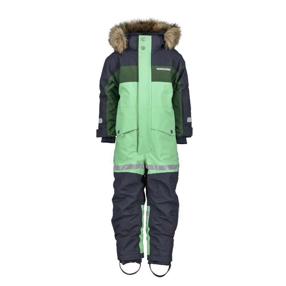 Didriksons Bjarven III Kids Snowsuit - Pale Mint 1/6