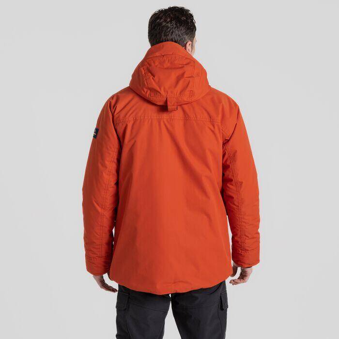 Craghoppers Men's Breckon Waterproof Insulated Jacket Carnelian Orange -  3