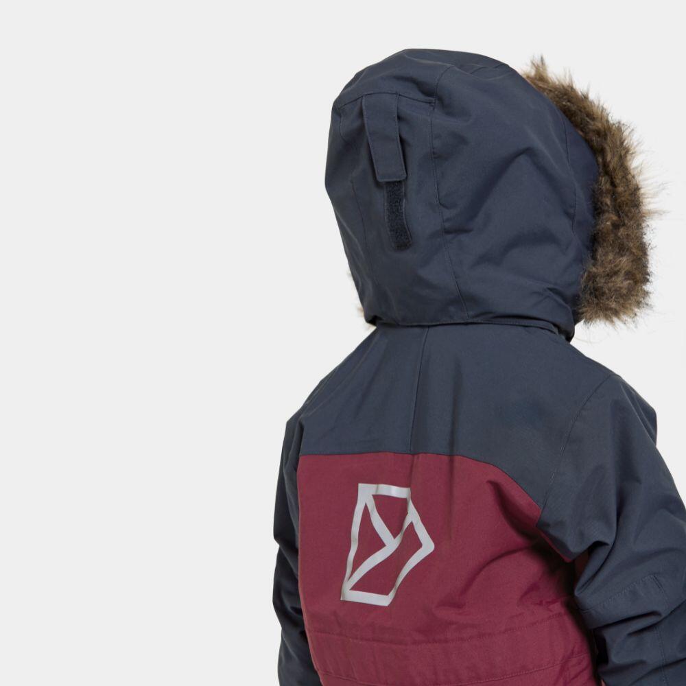Didriksons Kids Bjarven III Snowsuit - Rusty Wine 4/7