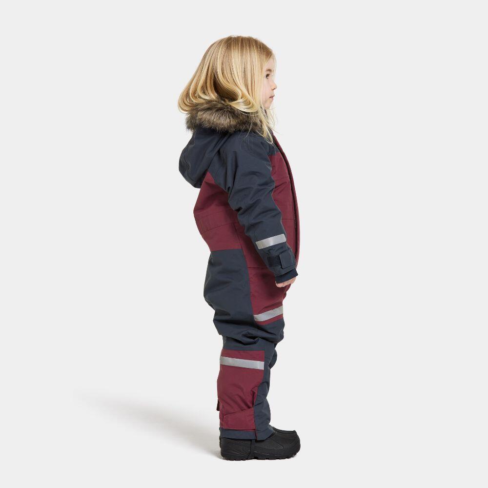 Didriksons Kids Bjarven III Snowsuit - Rusty Wine 5/7