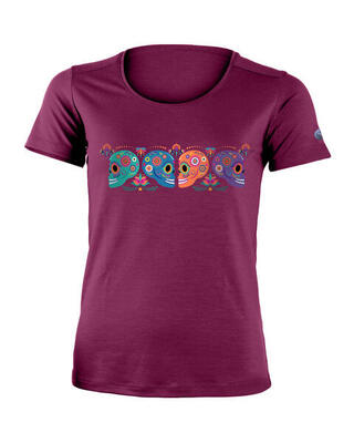 Dames merino t-shirt linsy