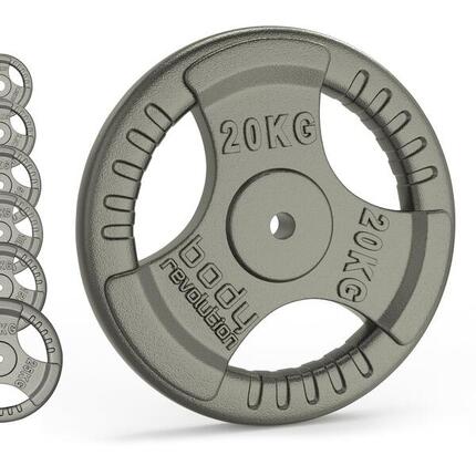 Body Revolution 2 Disques de Musculation en Fonte de 40 kg (2 x 20 kg)