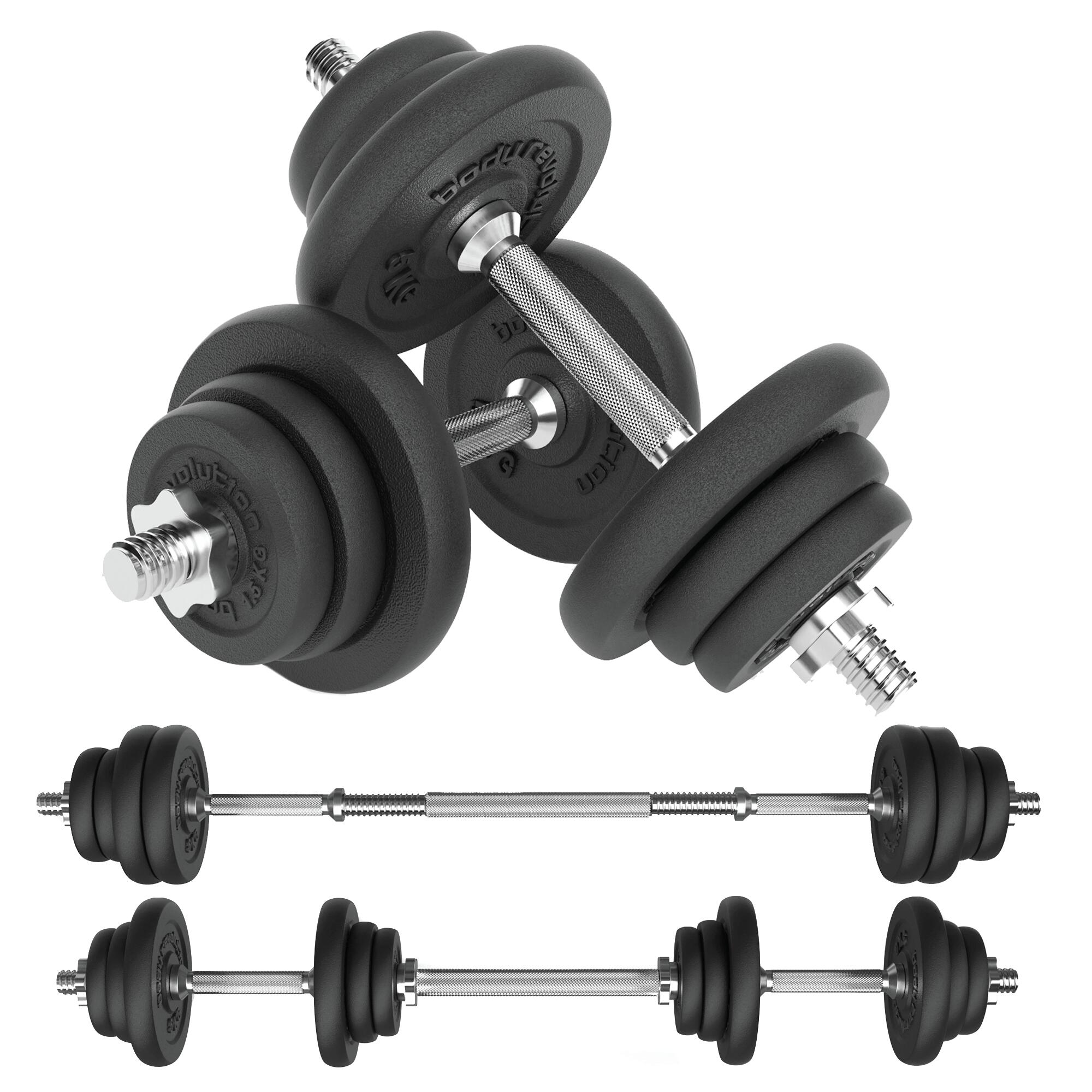 BODY REVOLUTION Body Revolution Cast Iron Dumbbell Set 15kg