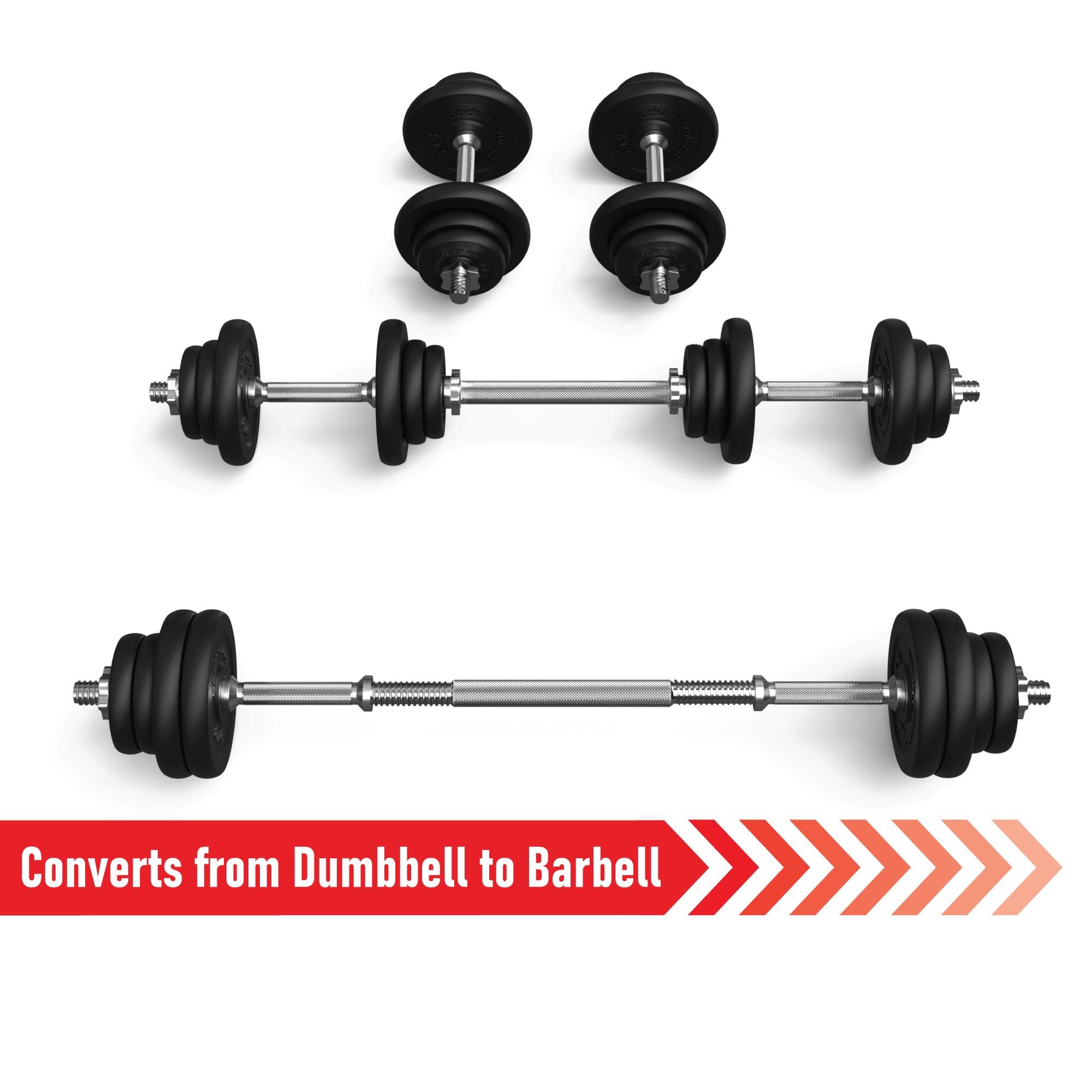 Body Revolution Cast Iron Dumbbell Set 30kg 6/6