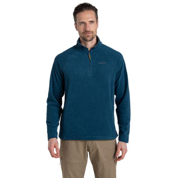 Craghoppers Men's Corey VI Half Zip Fleece Tourmaline Blue Small