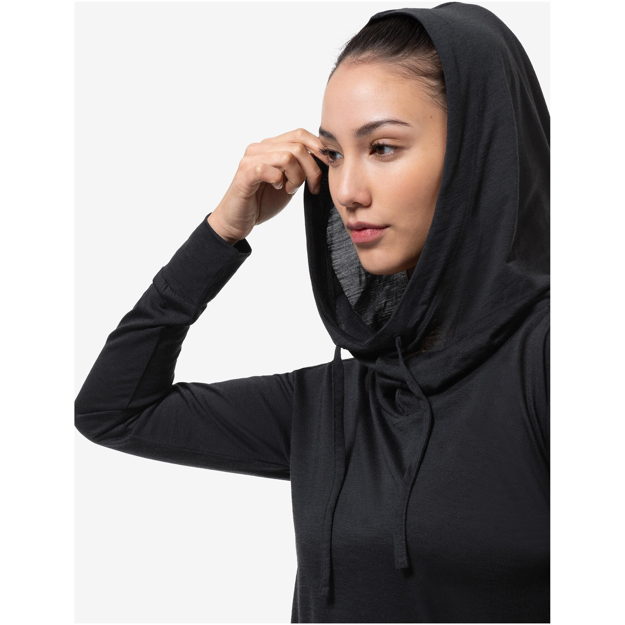Bluza z kapturem damska SUPER.NATURAL Funnel Hoodie 3/5