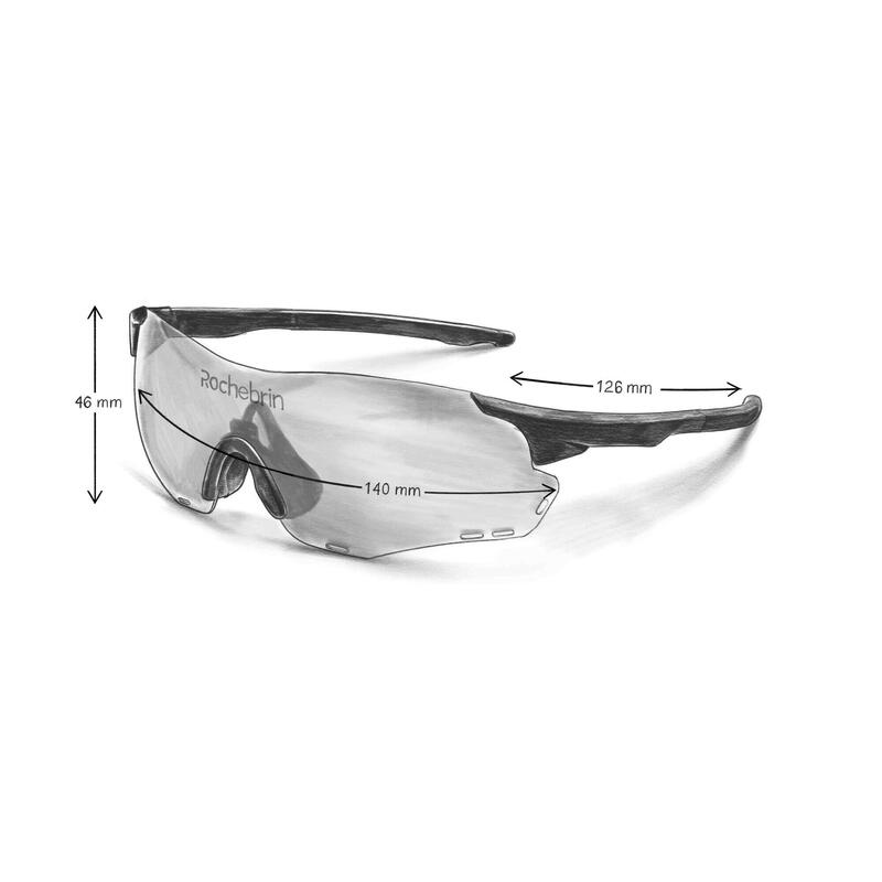 Lunette de soleil anti-dérapante running et cyclisme catégorie3 - homme et femme