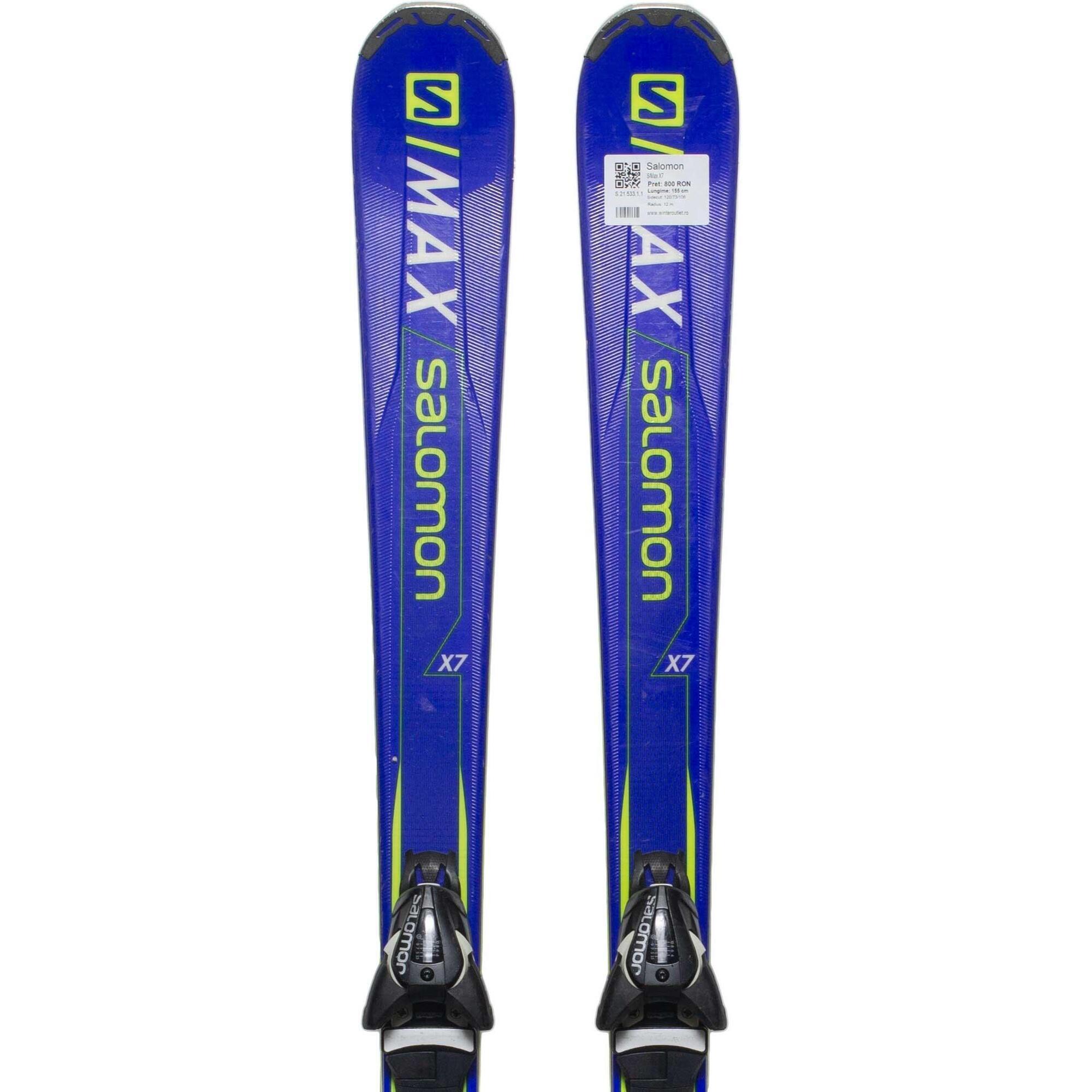 Używane narty - SALOMON S/Max X7, 176 cm, stan bardzo dobry