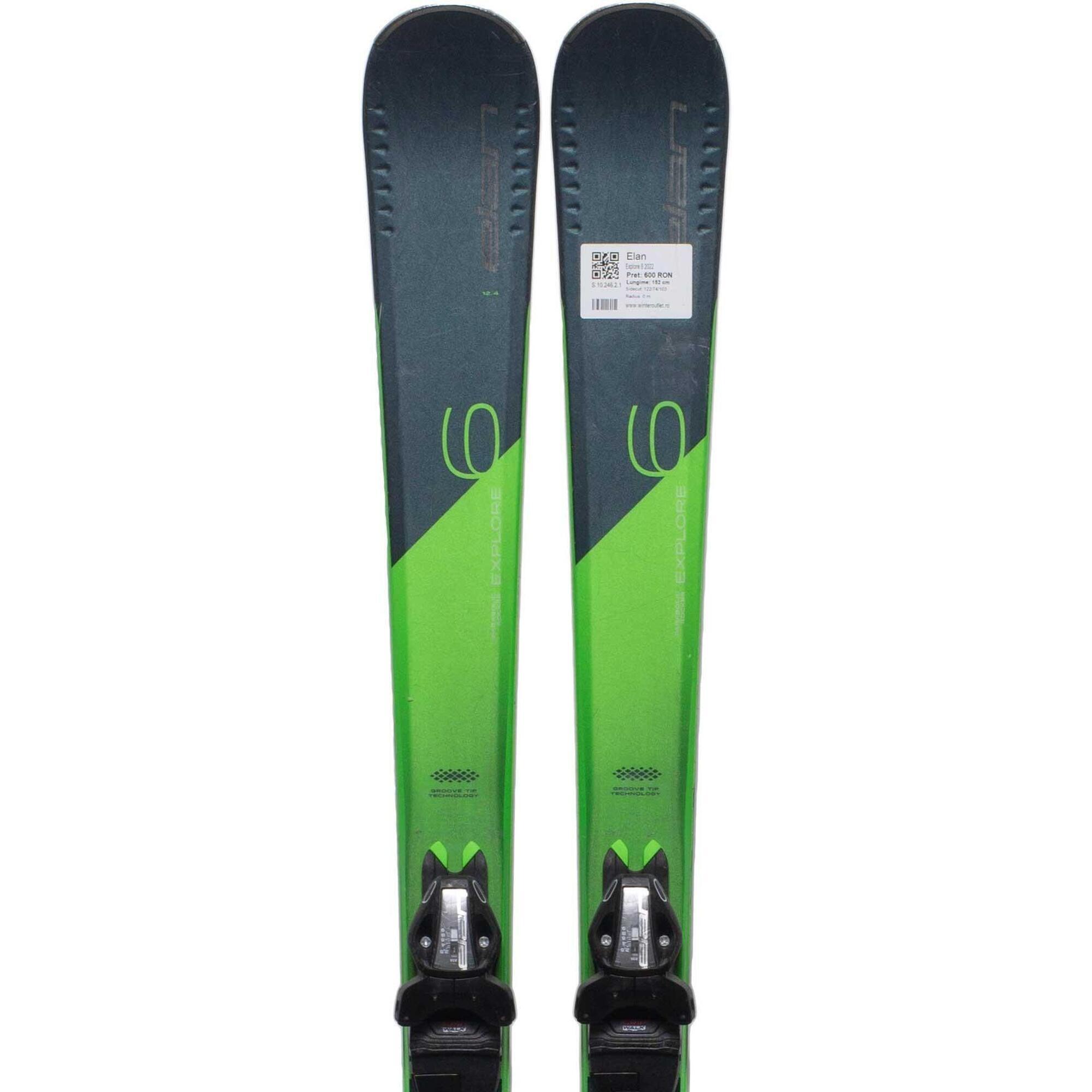 Używane narty - ELAN Explore 6 2022, 160 cm, stan dobry