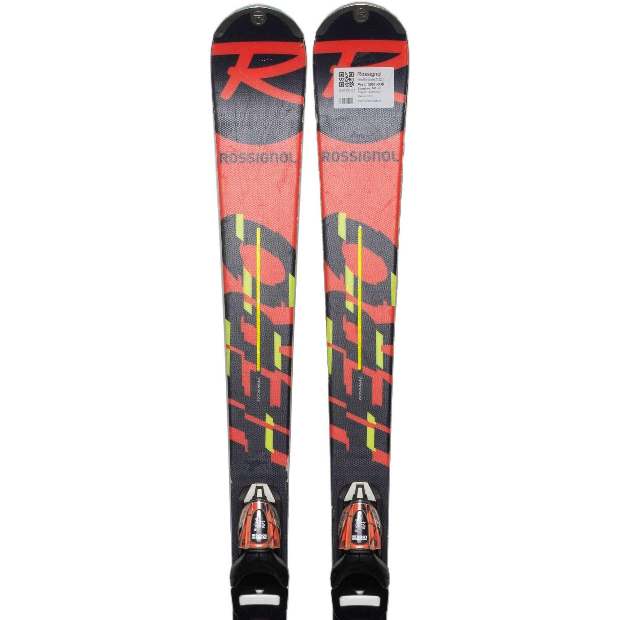 ROSSIGNOL 2ND LIFE - ROSSIGNOL Hero Elite Limited TI 2021, 166 cm, Dobrý stav