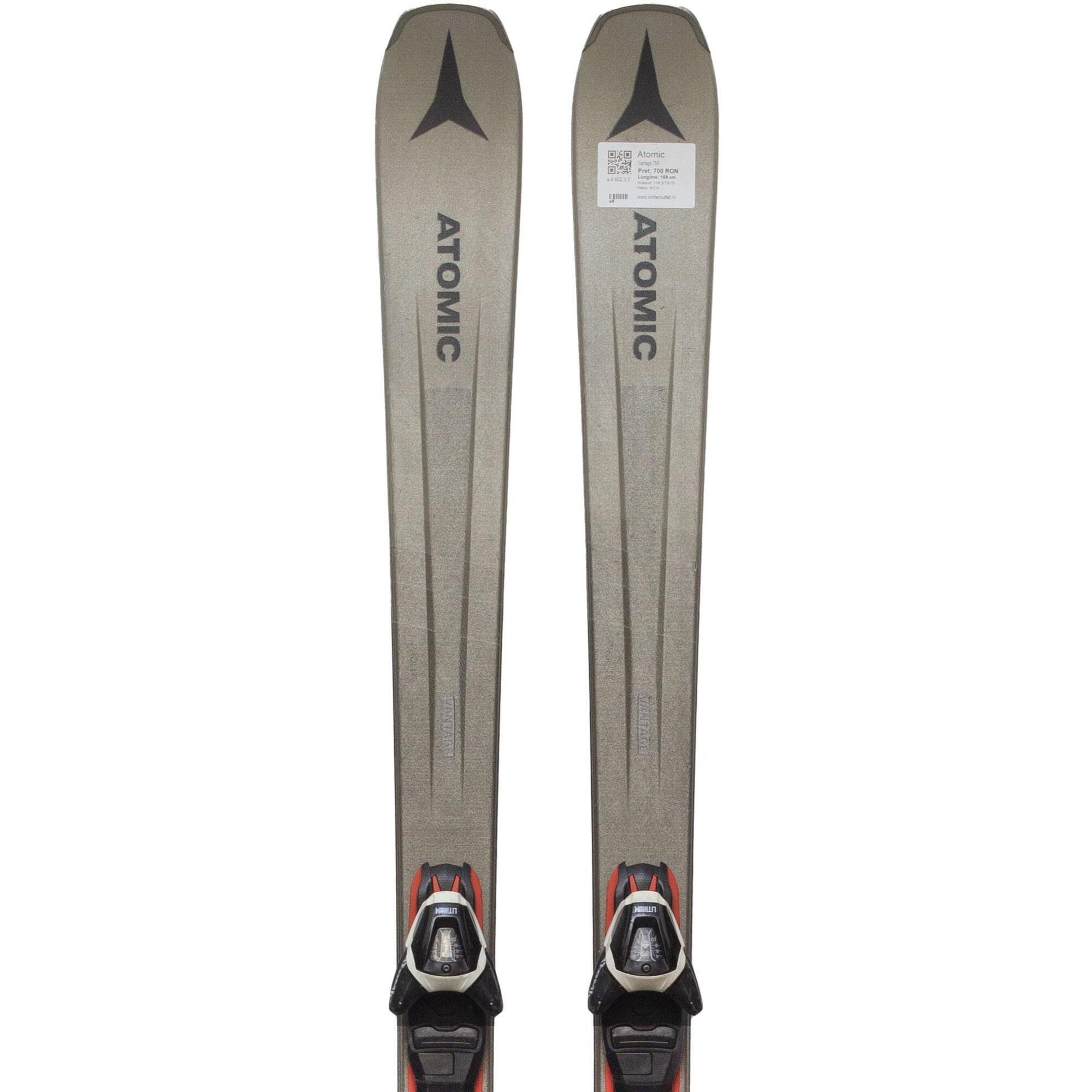 Używane narty - ATOMIC Vantage 75R, 161 cm, stan bardzo dobry