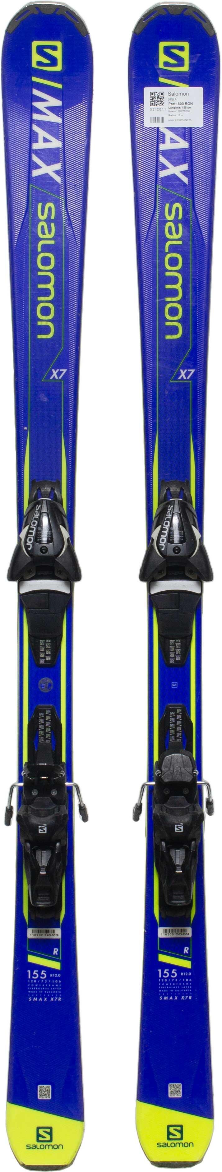 Skis d'occasion - SALOMON S/Max X7, 176 cm, Très bon état 3/5