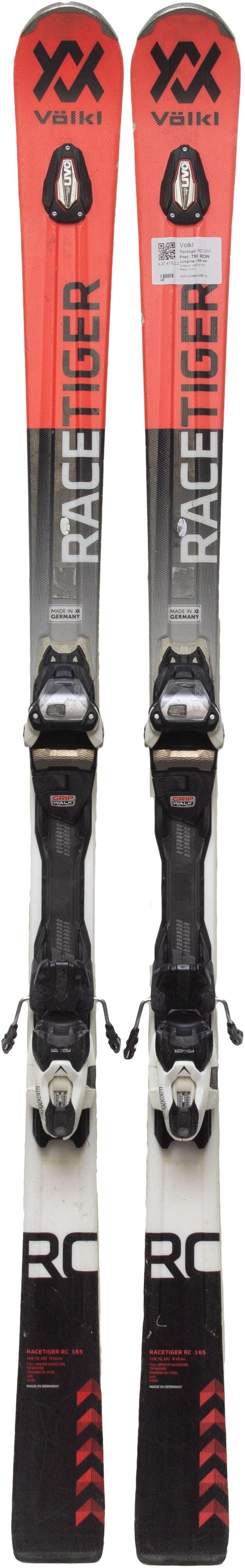 Skis d'occasion - VOLKL Racetiger RC UVO, 175 cm, État satisfaisant 3/5