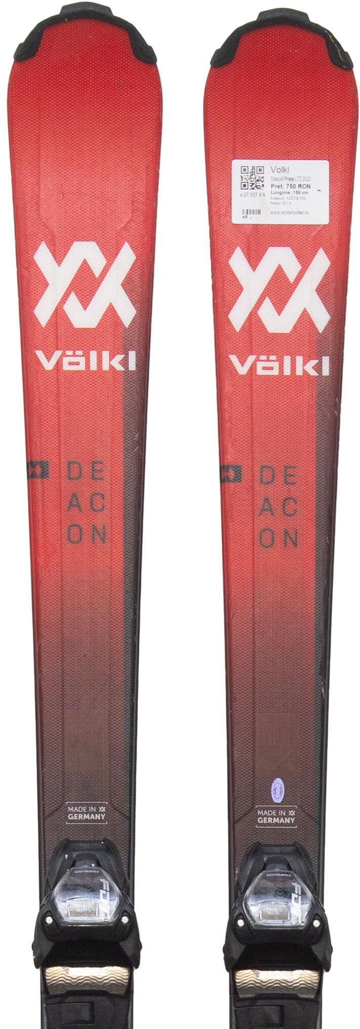 VÖLKL Skis d'occasion - VOLKL Deacon Prime LTD 2022, 137 cm, Très bon état
