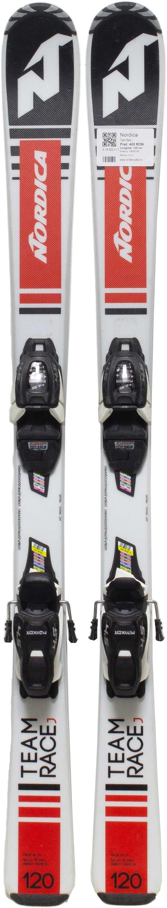 Skis d'occasion - NORDICA Team Race J, 110 cm, Très bon état 2/4