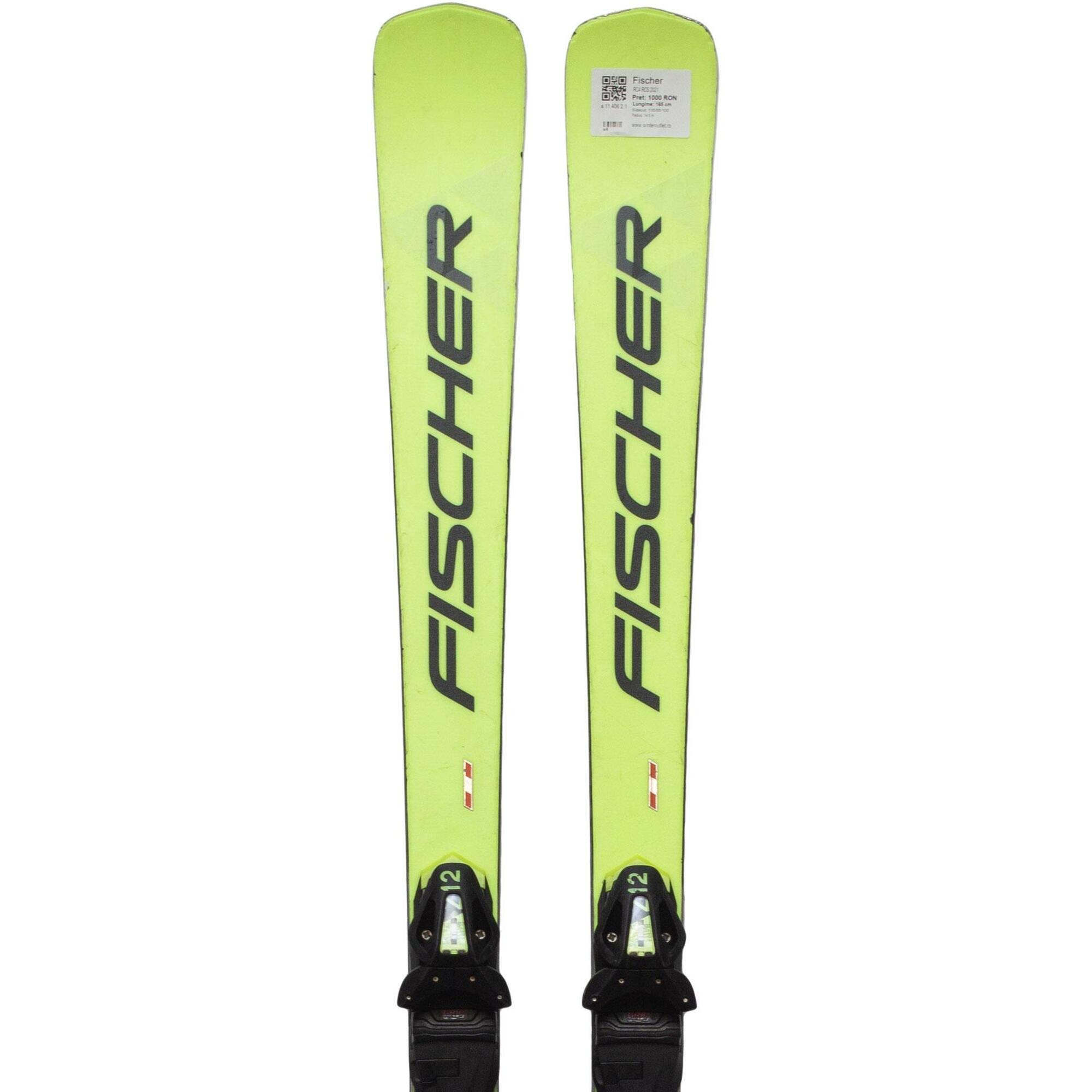 Używane narty - FISCHER RC4 RCS 2021, 165 cm, stan dobry