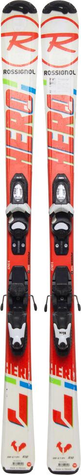 Używane narty - ROSSIGNOL Hero J, 140 cm, stan bardzo dobry