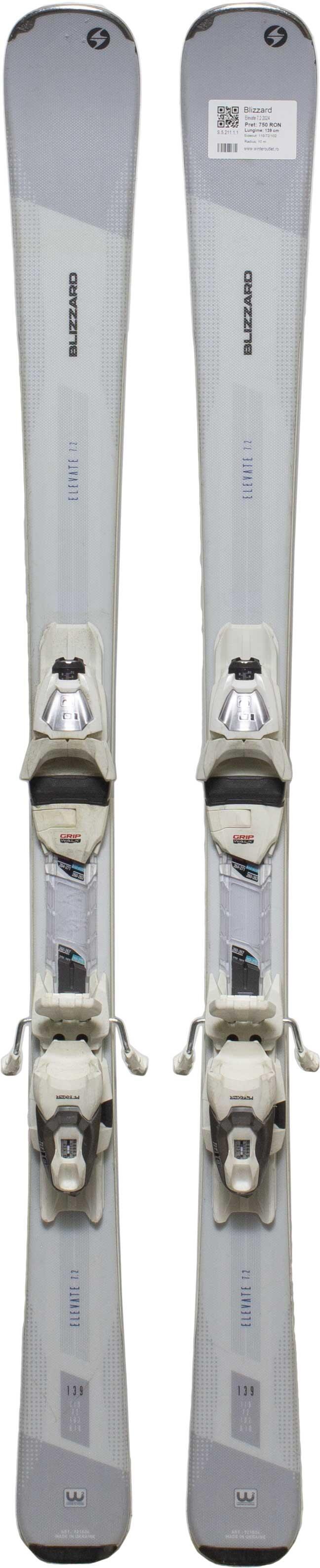 Skis d'occasion - BLIZZARD Elevate 7.2 2024, 146 cm, Très bon état 3/5